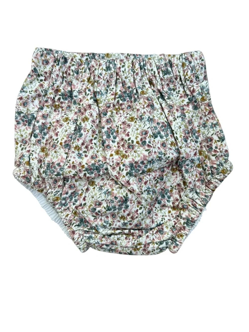 Felpeto Floral Baby Bloomers Nappy Diaper Cover Made in Spain Sz 1 NWOT